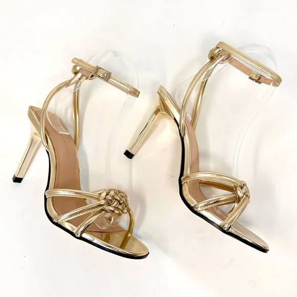 Zara Woman Gold High Heel - Picture 7 of 16